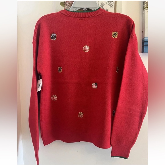 Disney Christmas 2024 Mickey Minnie Mouse Holiday Cardigan Red Sweater - Picture 5 of 7